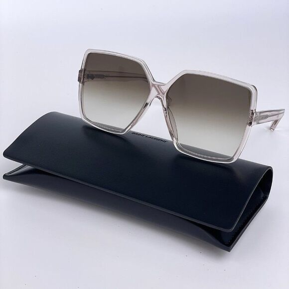 NEW Saint Laurent SL232 BETTY 005 Nude Beige Gradient Sunglasses - Picture 1 of 15